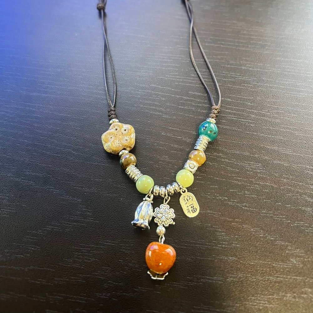Vintage Style Necklace Adjustable